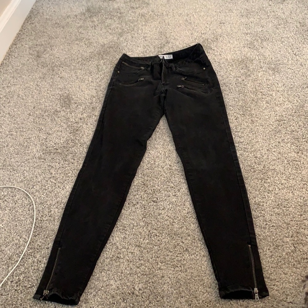 Zara zipper jeans